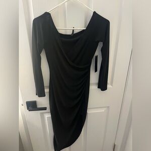Windsor Black Long Sleeve Dress